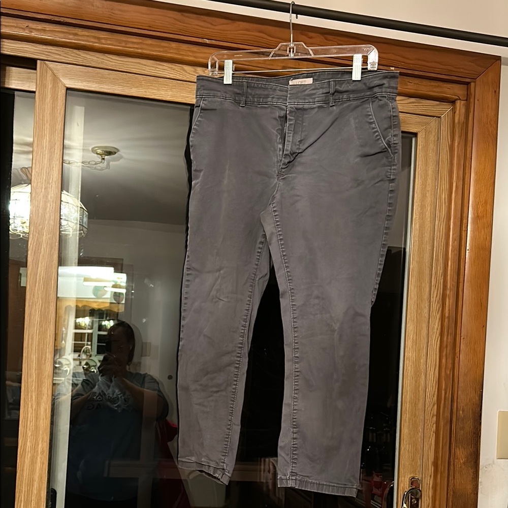 Gray Casual Pants